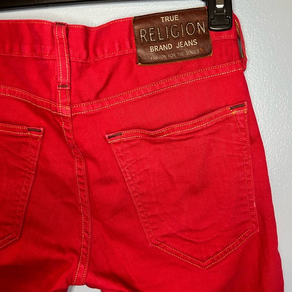 True Religion Cherry red skinny jeans - Picture 5 of 5